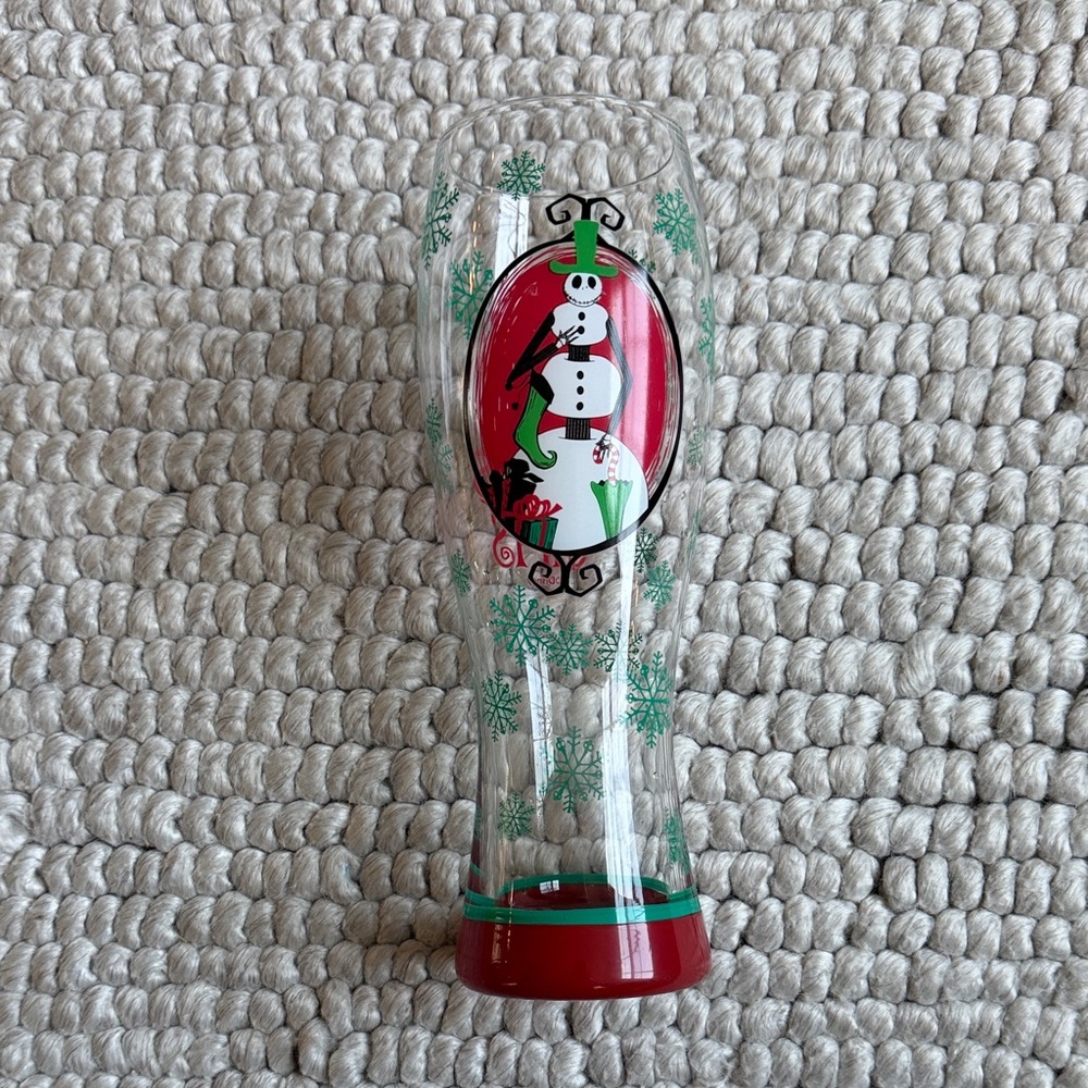 Jack skellington Snowman Beer Glass
